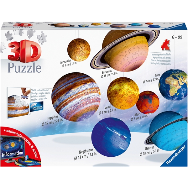 Pussel 3D Solar System (Bild 1 av 5)