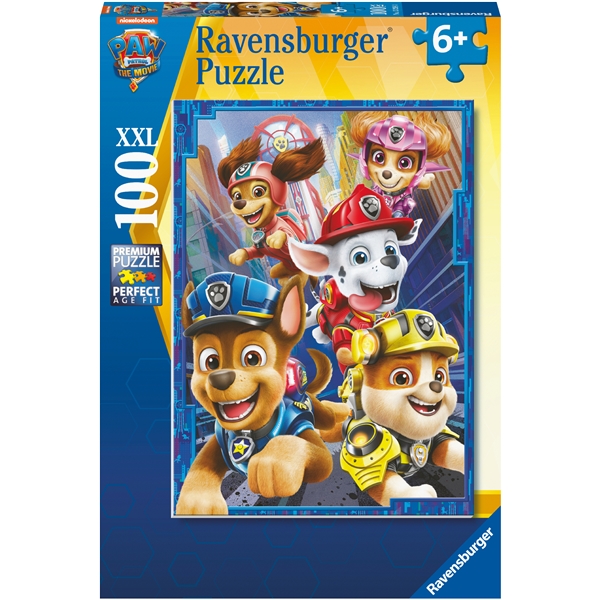 Pussel XXL 100 Bitar Paw Patrol Movie - Barnpussel - Ravensburger ...