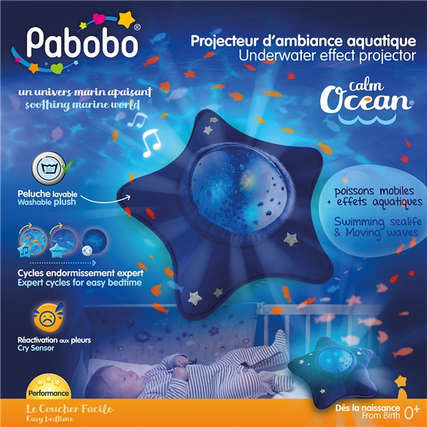 Pabobo Dynamisk Stjärnprojektor Lugnt hav (Bild 5 av 5)