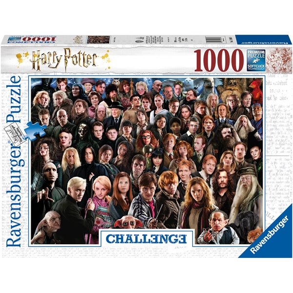 Pussel 1000 Bitar Challenge Harry Potter (Bild 1 av 2)