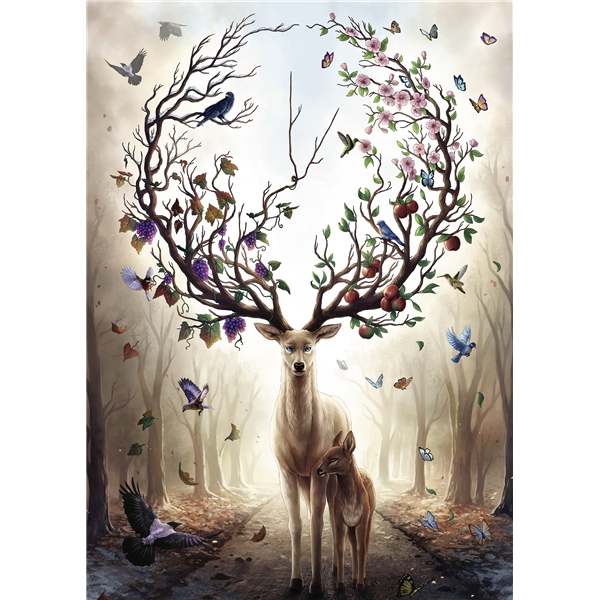 Pussel 1000 Bitar Fantasy Deer (Bild 2 av 2)