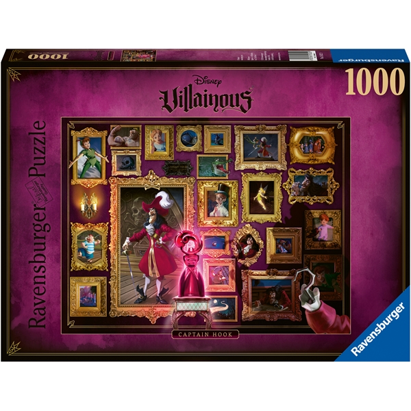 Pussel 1000 Bitar Villainous Disney: Captain Hook (Bild 1 av 5)