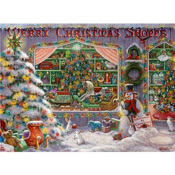 Pussel 500 Bitar The Christmas Shop (Bild 2 av 2)