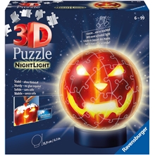 Pussel 3D Puzzle-Ball Pumpkin Night Light 72 Bitar