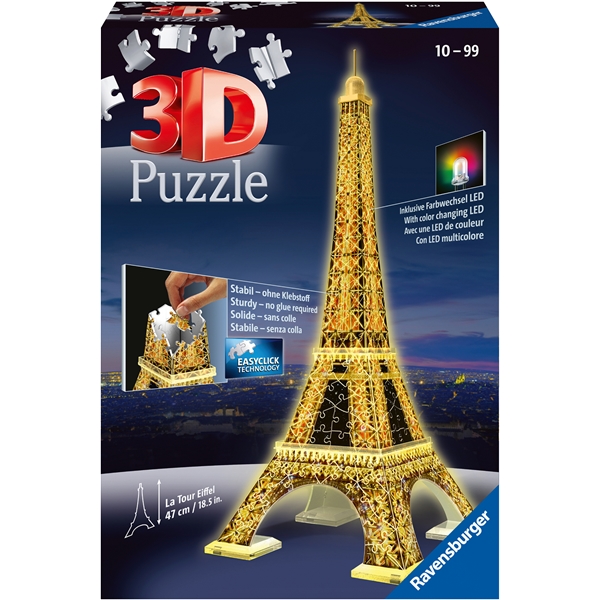 Pussel 3D Eiffel Tower N.Edition (Bild 1 av 6)