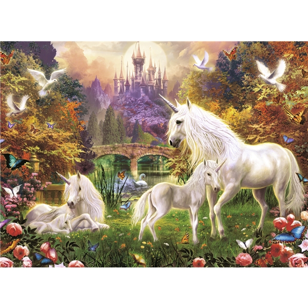 Pussel 500 Bitar Magical Unicorns (Bild 2 av 2)