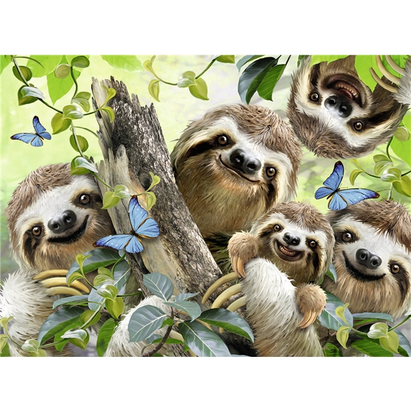 Pussel 500 Bitar Sloth Selfie (Bild 2 av 2)