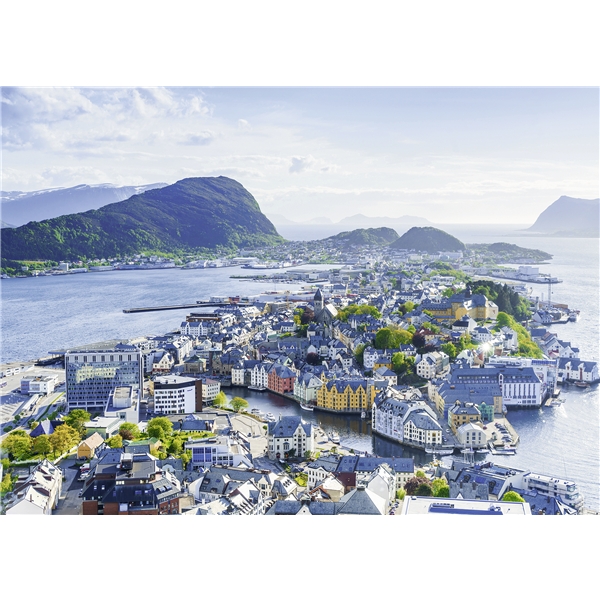 Pussel 1000 Bitar Ålesund in Norwegen (Bild 2 av 2)