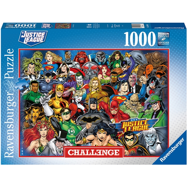 Pussel 1000 Bitar Challenge DC Comics (Bild 1 av 2)
