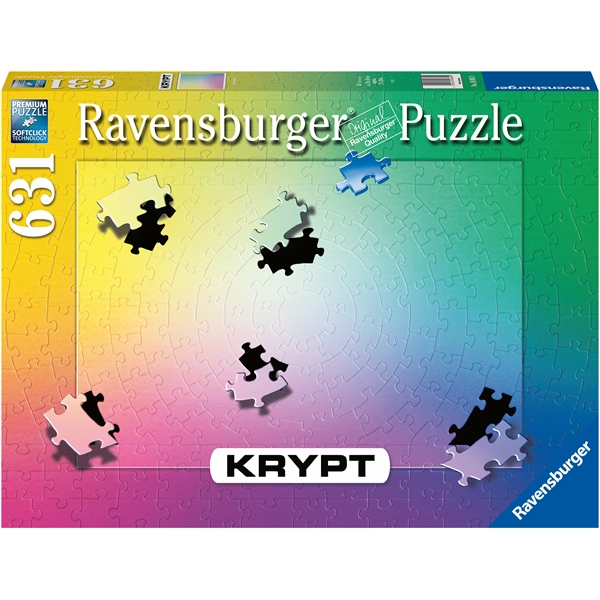 Pussel 631 Bitar Krypt Gradient (Bild 1 av 2)