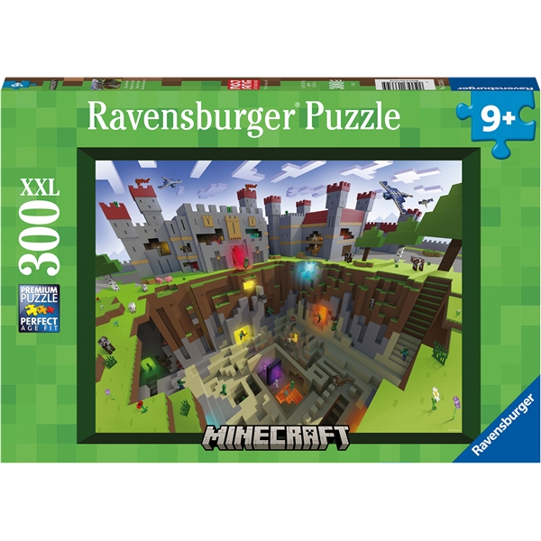 Pussel XXL 300 Bitar Minecraft Cutaway (Bild 1 av 2)