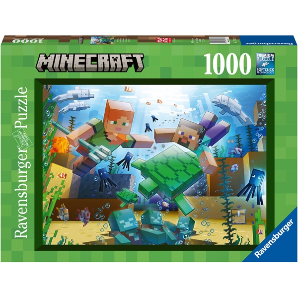 Pussel 1000 Bitar Minecraft Mosaic (Bild 1 av 2)