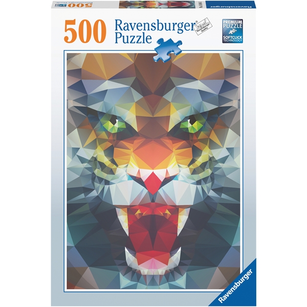 Pussel 500 Bitar Polygon Lion (Bild 1 av 2)