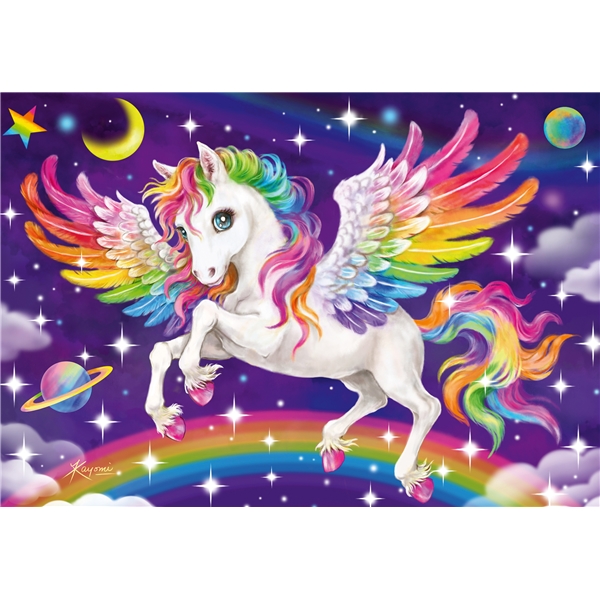 Pussel 2 x 24 Bitar Unicorn & Pegasus (Bild 2 av 3)