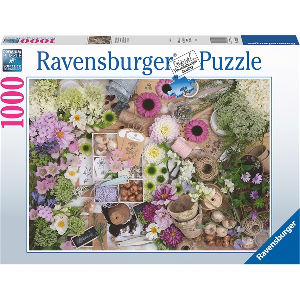 Pussel 1000 Bitar Magnificent Flower Love (Bild 1 av 2)
