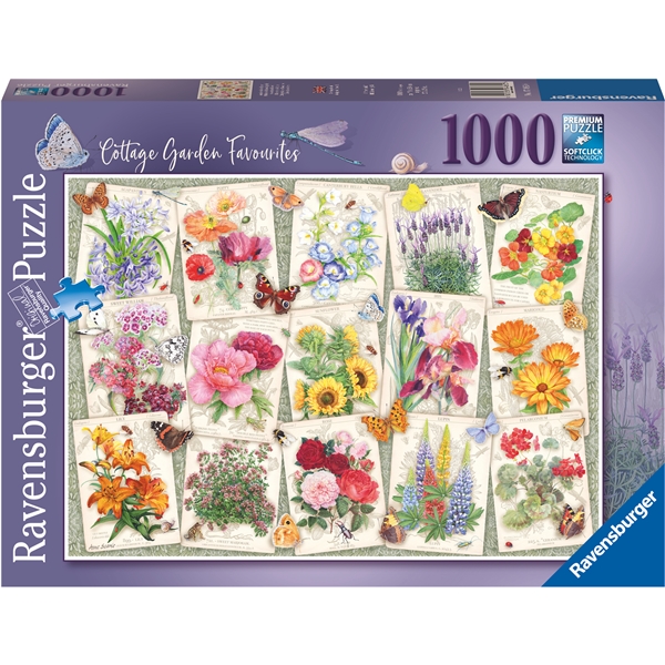 Pussel 1000 Bitar Garden Flowers (Bild 1 av 3)