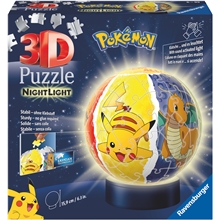 Pussel 3D Pokémon Night Light 72 Bitar