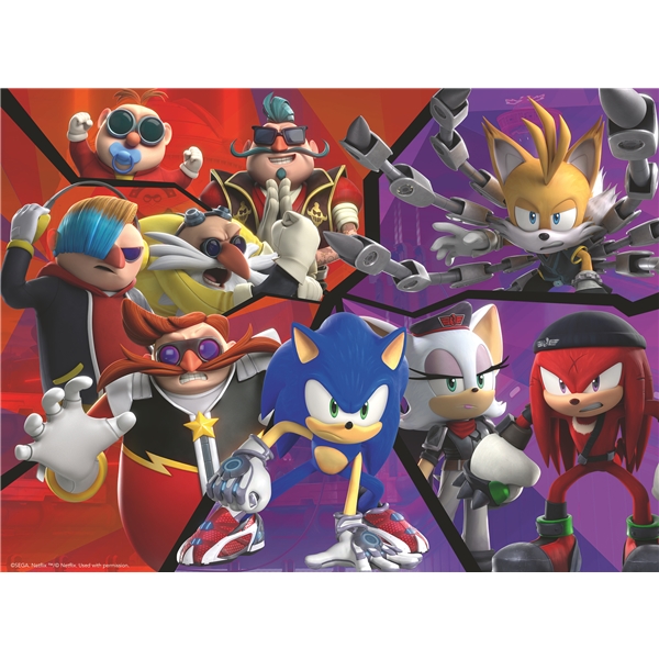 Pussel XXL 100 Bitar Sonic Prime (Bild 2 av 2)