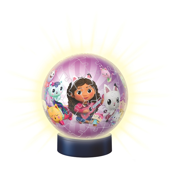 Pussel 3D Gabby's Dollhouse Night Light 72 Bitar (Bild 2 av 3)