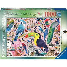 Pussel 1000 Bitar Amazing Birds