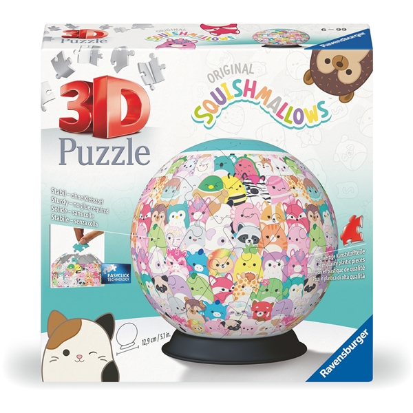 Pussel 3D Squishmallows 72 Bitar (Bild 1 av 3)