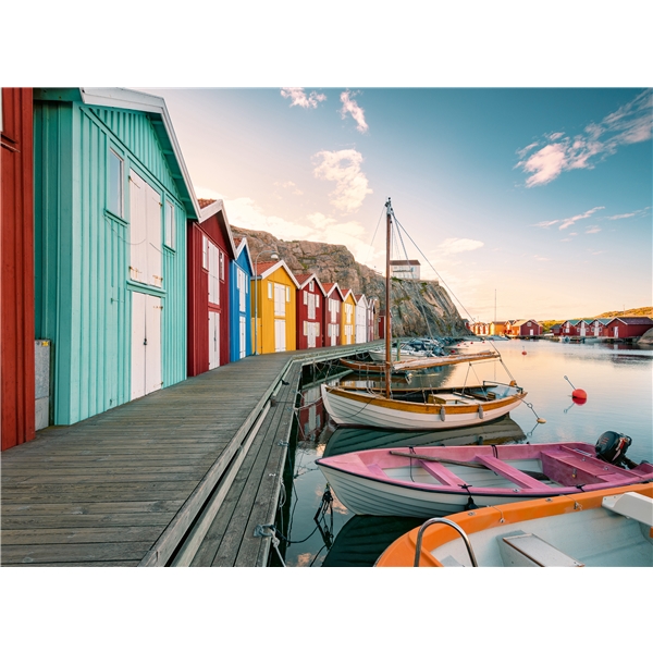 Pussel 500 Bitar Boathouses in Smögen (Bild 2 av 4)