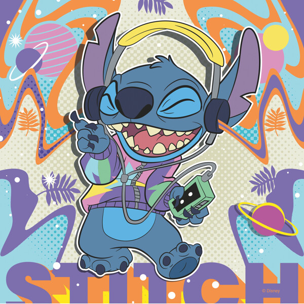 Pussel 3 x 49 BItar Disney Stitch (Bild 3 av 5)
