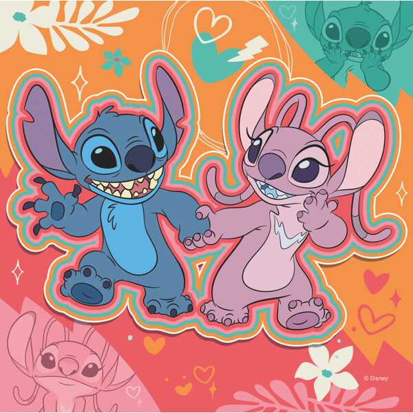 Pussel 3 x 49 BItar Disney Stitch (Bild 5 av 5)