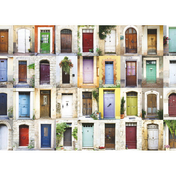 Pussel 1000 Bitar Beautiful Doors In Provence (Bild 2 av 2)