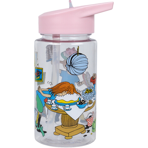 Pippi Födelsedag Vattenflaska Rosa 500 ml (Bild 2 av 3)