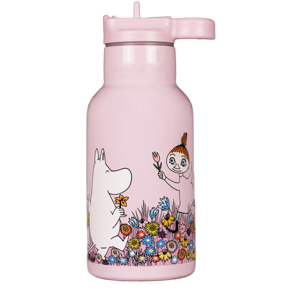 Mumin Äng Vattenflaska Rosa (Bild 2 av 3)
