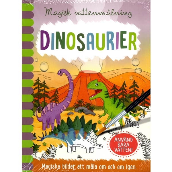 Magisk Vattenmålning: Dinosaurier