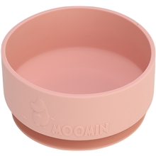Lovely Pink - Mumin Silikon Skål med Sugkopp