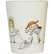 Beige - Pippi Cirkus Tumblermugg