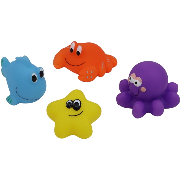 Badleksaker Sjödjur 4-pack (Bild 1 av 2)