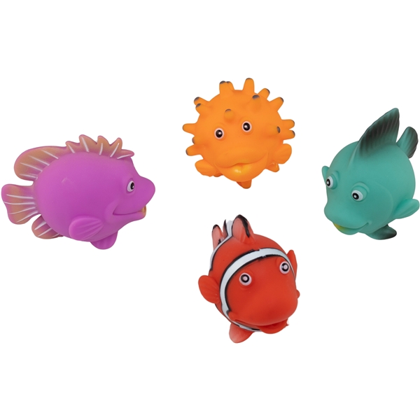 Badleksak Korallfiskar 4-pack (Bild 1 av 2)