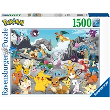 Pussel 1500 Bitar Pokémon Classics
