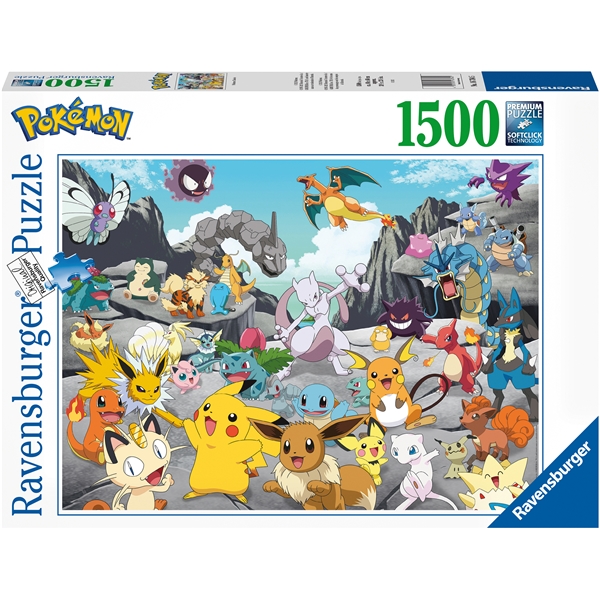 Pussel 1500 Bitar Pokémon Classics (Bild 1 av 2)