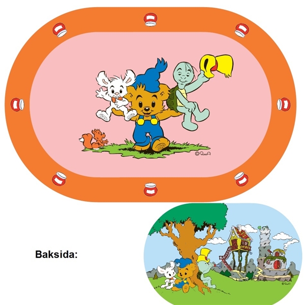 Bamse Underlägg Rosa (Bild 2 av 2)