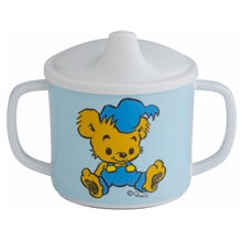 Bamse Spillsäker Pipmugg Vit/Blå