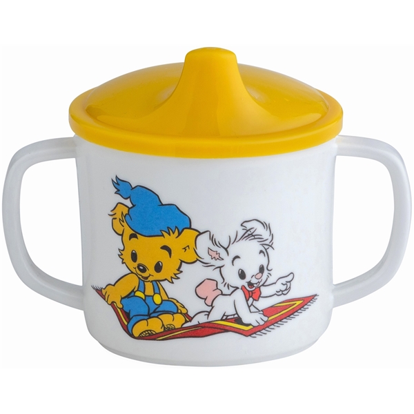 Bamse Spillsäker Pipmugg Gul (Bild 1 av 2)