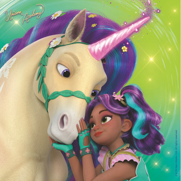 Pussel 3 x 49 Bitar Unicorn Academy (Bild 4 av 5)