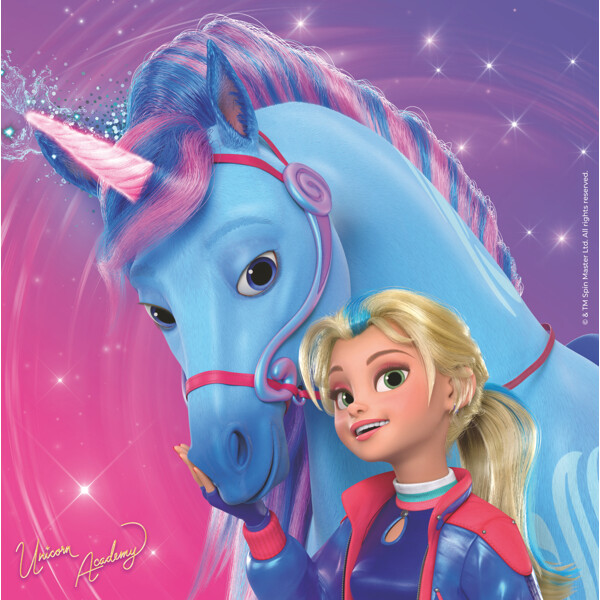 Pussel 3 x 49 Bitar Unicorn Academy (Bild 5 av 5)
