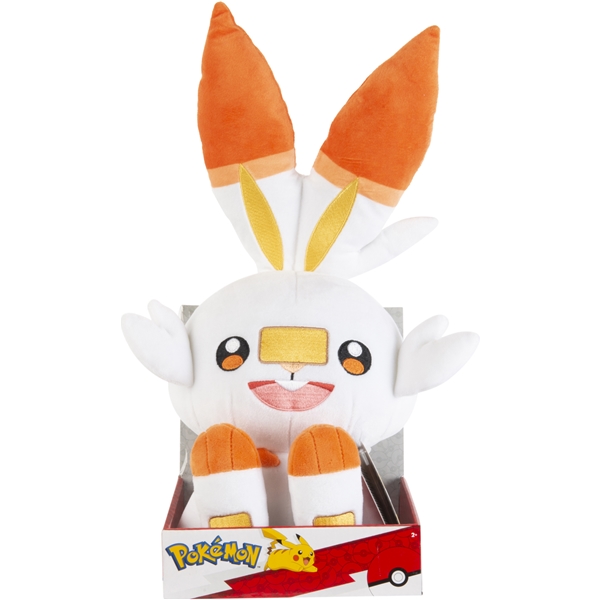 Pokemon Plush Scorbunny 30 cm (Bild 3 av 3)