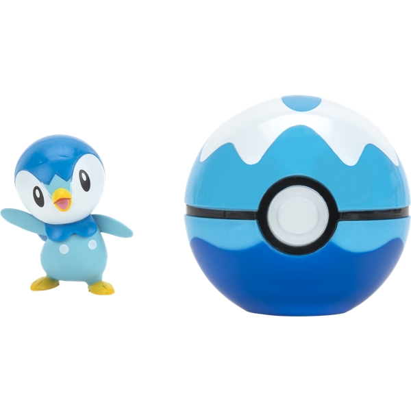 Pokemon Clip 'N Go Piplup & Dive Ball (Bild 2 av 5)