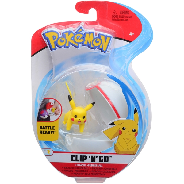 Pokemon Clip 'N Go Pikachu & Premier Ball (Bild 1 av 2)