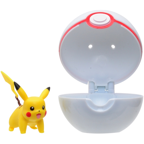 Pokemon Clip 'N Go Pikachu & Premier Ball (Bild 2 av 2)