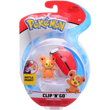 Pokemon Clip 'N Go Teddieursa & Poké Ball