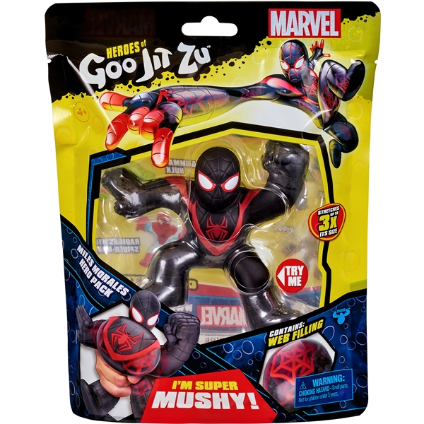 Goo Jit Zu Marvel SGL PACK S3 Miles Morales (Bild 1 av 3)