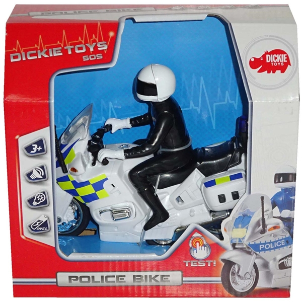 Dickie Toys Polismotorcykel, svensk (Bild 2 av 2)